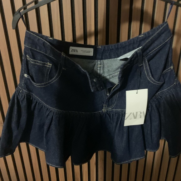 Denim Ruffle Skirt - Picture 5 of 6